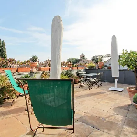 Luxury Art In Trastevere With Terrace Apartment *